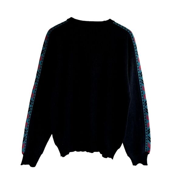 Demetre Vintage Sweater Men's Pullover Size M Wool Blend Aztec Ski Apres - Picture 2 of 10